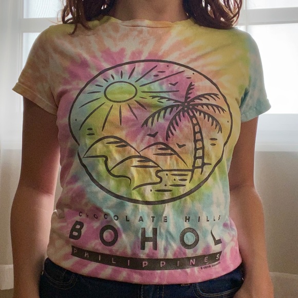 TIE DYE T SHIRT FROM THE PHILIPPINES💛💗 - Picture 2 of 4